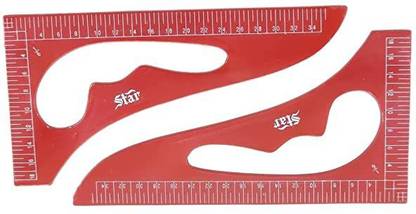 ERHIndia (5 Pcs) 1/4 Scale for Fashion Designing Pattern Making Ruler