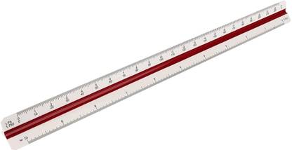 FRKB Triangular Scale No- 4 For Architectural Drawing Interior Designing etc Ruler
