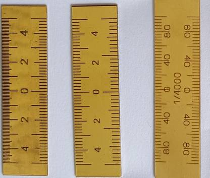 UEI 3 no. Brass Patwari Survey Scales/ Gunia Ruler