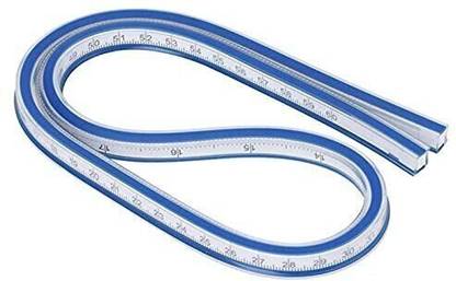 KRAFTMASTERS 30cm Flexible Ruler Curve Flex Design Rule Drawing, Design Garment Design Ruler