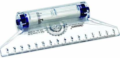 Office Petals Roller Scales Rolling Ruler 15 cm Ruler Ruler Measuring, Drafting, School/Office Ruler