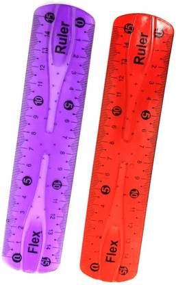 SoftSolutions Super Flexible Unbreakable 15Cm Ruler/Scale for Multi Purpose Ruler