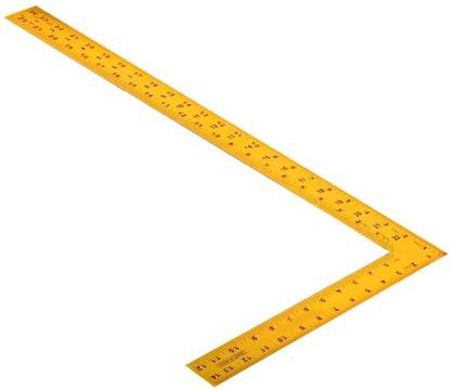 B K Jagan and Co 24 inch Mason & Tailor Square Angle Ruler 90° Degree ( Scale) L type ruler Ruler