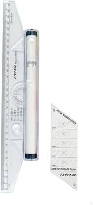 Artinova Rulers Set for Calligraphy Ruler