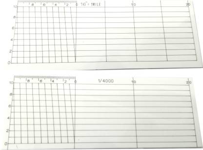 Antiquity Patwari Plastic Diagonal Scale with pack of 2 Scale Ruler