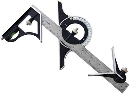 Digital Craft 300mm Combination Square Ruler – Precision Angle, Protractor & Level Tool Ruler