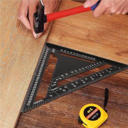 Climberty Scale Ruler Metric Triangle Ruler Accurate Carpentry Square Tools 12 Inch Ruler