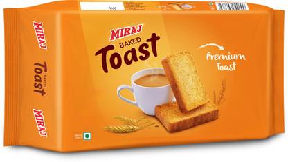miraj Premium Toast 250G Premium flavored Wheat Rusk