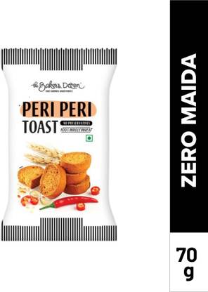 The Baker's Dozen Toast Peri Peri flavored Wheat Rusk