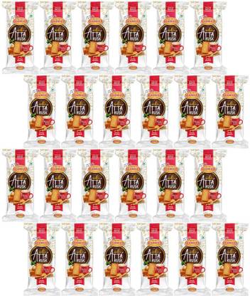 BADSHAH MILK RUSK Atta Rusk Toast Goodness of Elaichi Flavour Rusk in Fresh No Maida (Pack of 24) Wheat flavored Wheat Rusk