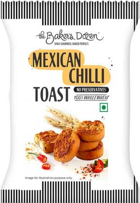 The Baker's Dozen Mexican Toast Chilli flavored Wheat Rusk
