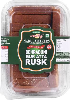 Narula G Dehraduni Gur Atta Rusk Wheat Rusk