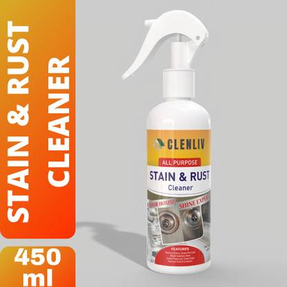Clenliv Stain & Rust Remover Spray (450ml) for Steel, Metal, Cleaning & Protection Rust Removal Aerosol Spray