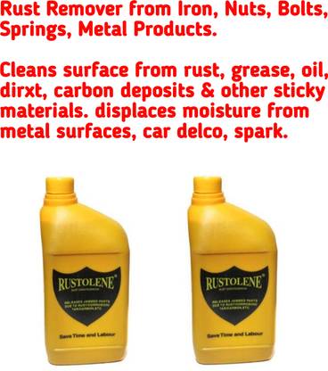 Shyam Sarowar Pidilite Rustolene -Rust Remover, Grease, Oil, Liquid 500 ml - Pack of 2 Rust Removal Solution
