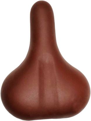 Kross Bicycle Seat, fits All Cycles, Soft PU Saddle, waterproof, 215499 - Brown Saddle