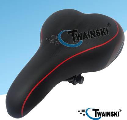 TWAINSKI Cycle Seat with extra comfort (Saddle with PU foam cushion) Saddle