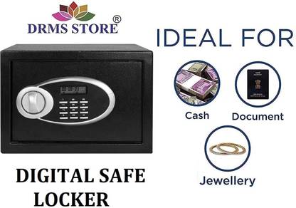 DRMS STORE Electronic Locker /Tijori (SAFE SIZE-25(H)*35(W)*25(D) CM) Safe Locker