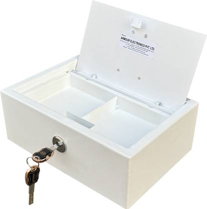 ARMOUR 8 Liters Top Open Mechanical Safe locker/ Mini Deposit Safe Safe Locker