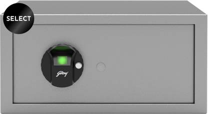 Godrej Forte Pro 20 Litres for Home & Office with Optical Finger Print Sensor - Grey Safe Locker