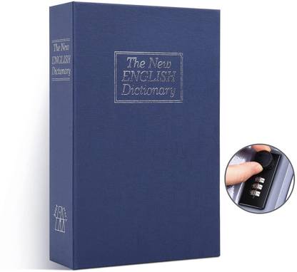 Betlex Book Safe with Combination Lock, Dictionary Diversion Book Saf Safe Locker