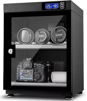 Andbond DS-35S Digital Electronic Dry Cabinet with LED Display (35L)- Black Safe Locker