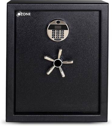 OZONE 78 Ltrs Heavy Biomatric Anti-theft Safe Locker for Home & Office | 3-way Access Safe Locker