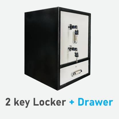 KISHAN IRON WORKS Double key Heavy Drawer Safe Locker