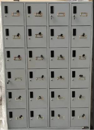 sti Emloyee/Mobile/Shoes Lockar,Size-42X14X78inch Sheet Thickness,22 Gauge,24Lockers Safe Locker