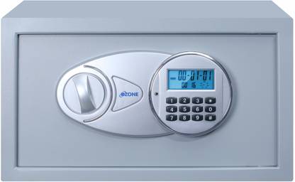 OZONE Cabinet for Home & Office with 2-way Access | (Grey, 9.2 Ltrs.) Safe Locker