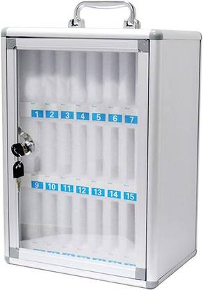 Bellveen Phone Locker 24 Slotst Phone Storage Cabinet with Lock Storage H38xW28.5xL19.8cm Safe Locker