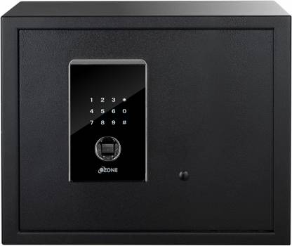 OZONE 40.8L Fingerprint Safe Locker with 3-in-1 Unlock, 2-Year Warranty, 21.3kg. Safe Locker