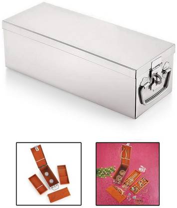 JAYCO Steel Locker Box for Gold / Jewellery Storage Organizer - 12" Large Size Safe Locker