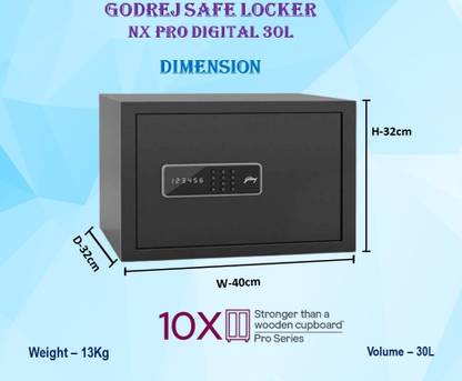 Godrej NX PRO PLUS 30 LITRE Safe Locker