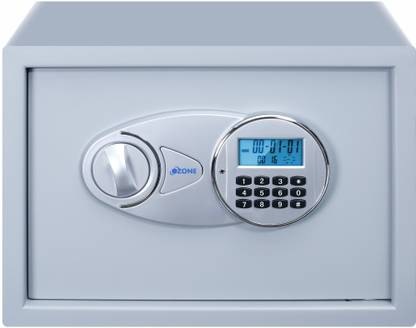 OZONE Digital for Home & Office with 2-way Access | (Grey, 16 Ltrs. Safe Locker