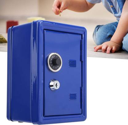 Ronteno Small Locker Mini Key Money Storage Case Password Safe Box Safe Locker