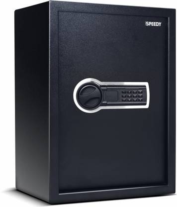 SPEEDY 56 Litres Digital Locker for Home and Office with 2-way Access | Black Safe Locker