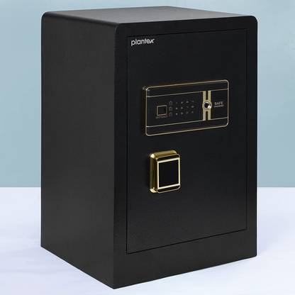 Plantex Metal Fire-Proof & Water-Resistance Safe Locker Box with Fingerprint (APS-1112) Safe Locker