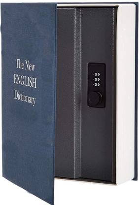 kidgenix Book Locker Dictionary Stainless Steel Hidden Safe Jewellery Box/Cash Locker Safe Locker
