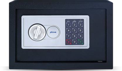 OZONE for Home & Office with 2-way Access | (Black, 7.9 Ltrs.) Safe Locker