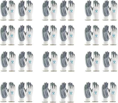 7SHIELD 24 Pair Cut Resistance , Breathable & comfortable for long use Nylon  Safety Gloves