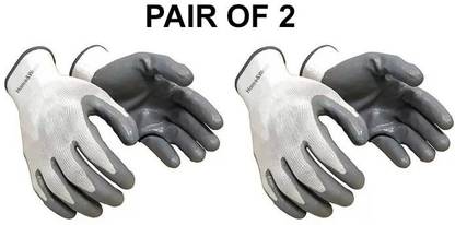 Home & Wrap Nylon Anti cut safety Hand Gloves (2) Nylon Safety Gloves
