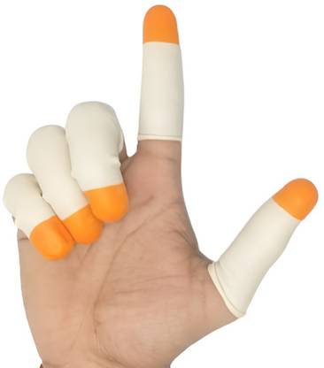 Donizard Premium Quality Disposable Latex Finger Cots Safe Rubber Fingertips Latex, Rubber  Safety Gloves
