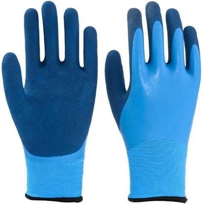 Donizard Cut Resistant Gloves for Industrial Working Gloves for Gardening Mechanical Work Nitrile, Nylon, Latex  Safety Gloves