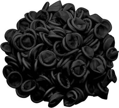 KRIKISH 100 Pcs Black Latex Finger Cots - Fingertip Guards, Finger Gloves Latex  Safety Gloves