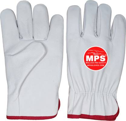 MULLICK PRO SAFETY Leather Welder Heat,Cut,Tear Resistant Anti Impact Palm Coated Gloves MPS-301 Leather  Safety Gloves