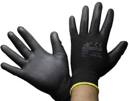 fortuner PU Coated Multipurpose gloves for Household, Industrial Use Synthetic  Safety Gloves