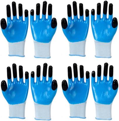 RBGIIT Latex Coated Firm Grip Industrial Safety Work Cut Resistant Gloves Y-83 Nitrile, Nylon, Kevlar  Safety Gloves