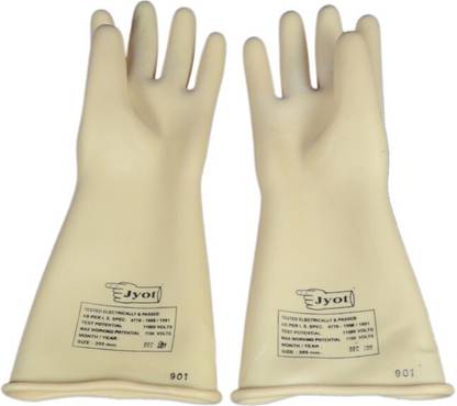 JYOT electric hand gloves for 11 kv line Rubber  Safety Gloves