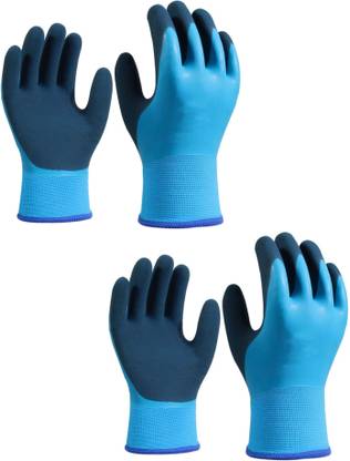 Masox Store Waterproof Work Gloves Liquid Proof Double Coated Working Multi Purpose Nylon Wet and Dry Disposable Glove Set