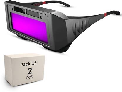 Robustt Auto Darkening Welding Safety Goggles - Pack of 2 Adjustable Welding  Safety Goggle